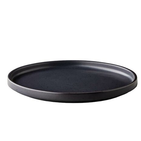 Shapes plate black 25,4 cm [SALE]