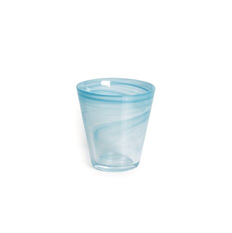 Glas Zephyrus blauw