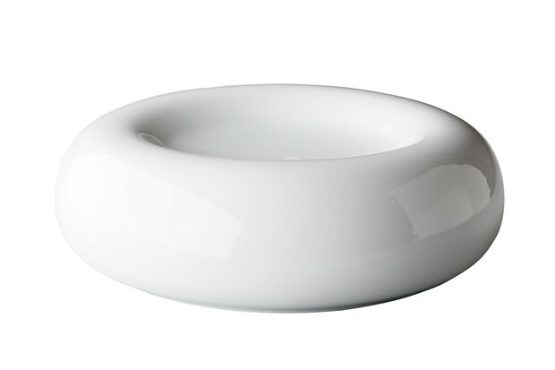 Donut bord wit 22 cm [SALE]