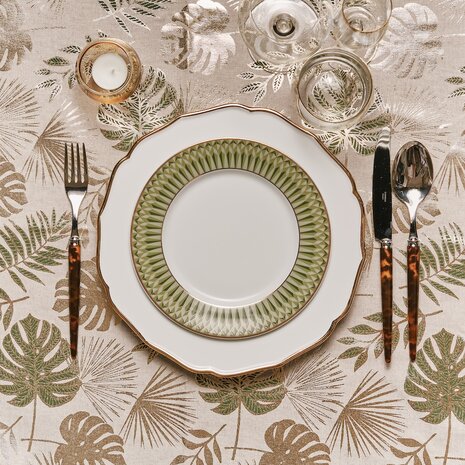 Glamour Oro plate 21 cm [RENTAL]