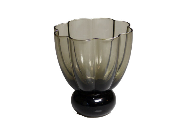 Glas Flower Bomb zwart