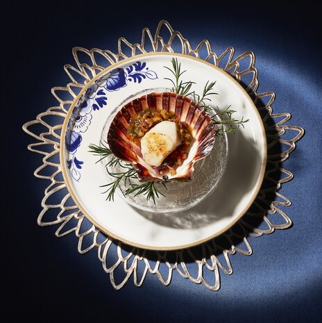 Podium Bol Crackled 13,5 cm