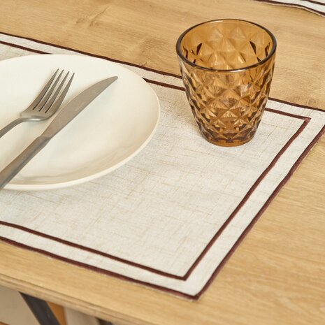 Placemat Tabletop Brown