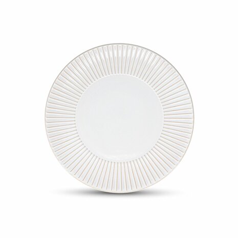 Brass White plate 20,5 cm