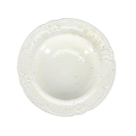 Seance Beige deep plate 20,5 cm