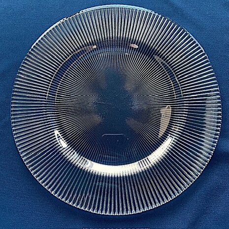 Luce glass plate 21 cm [RENTAL]