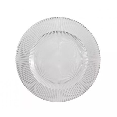 Luce glass plate 21 cm [RENTAL]