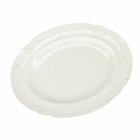 Seance Beige oval plate 32,5 x 24 cm