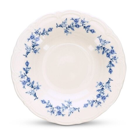 Retro Blue deep plate 23,5 cm