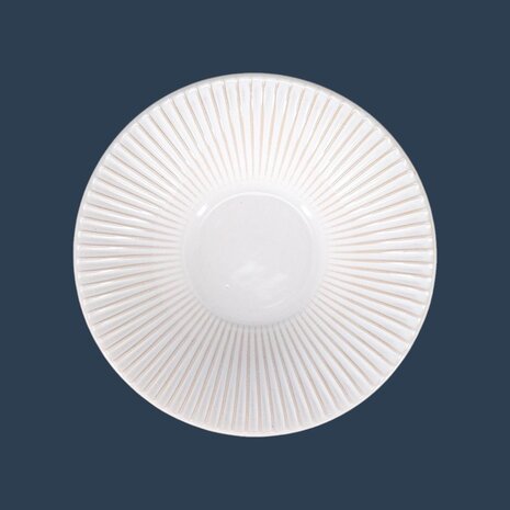 Brass White deep plate 20,5 cm [RENTAL]