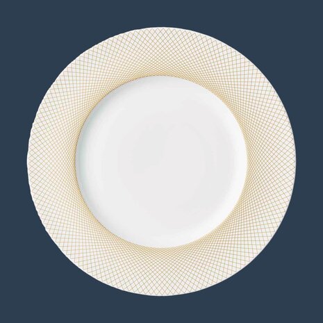 Graphique Gold plate 28 cm