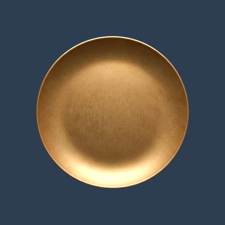 Serve Gold plate 17 cm