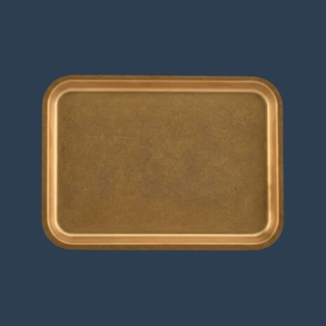 Tray Serve Gold 19x 14 cm