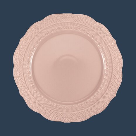 Skalistos plate 28 cm pink