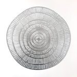 Placemat rond Zilver