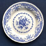 Rose Blue plate 26 cm