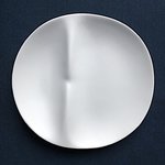 Shell plate 19 cm matt