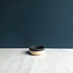 KAVW bowl black/cream 8 cm