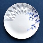 Blauw Vouw plate 21 cm