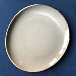 Grey Ceres plate 25x23cm