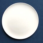 Perla White plate 25 cm