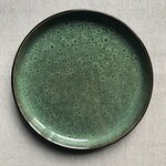 Bitz Black/Green plate 17 cm