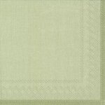 Linen Sage cocktail napkin