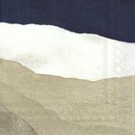 Cocktailservet Joiku Cream Blue