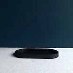 Wooden tray Dark 23 cm