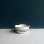 Stripes bowl blue 13 cm
