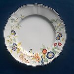 Florentius plate 26,5 cm blue
