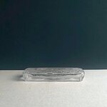 Shapes plateau glass 21x6 cm
