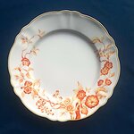 Bord Florentius 26,5 cm oranje [VERHUUR]