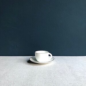 Ligne Noir espresso cup & saucer
