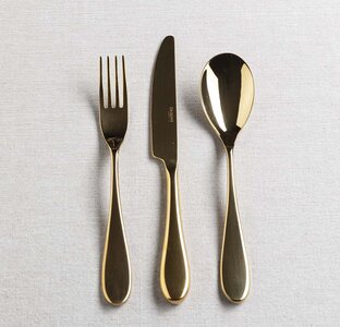 Onde Gold mocha spoon