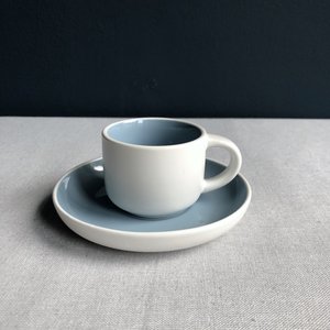 Espressokop & schotel Tint blauw 